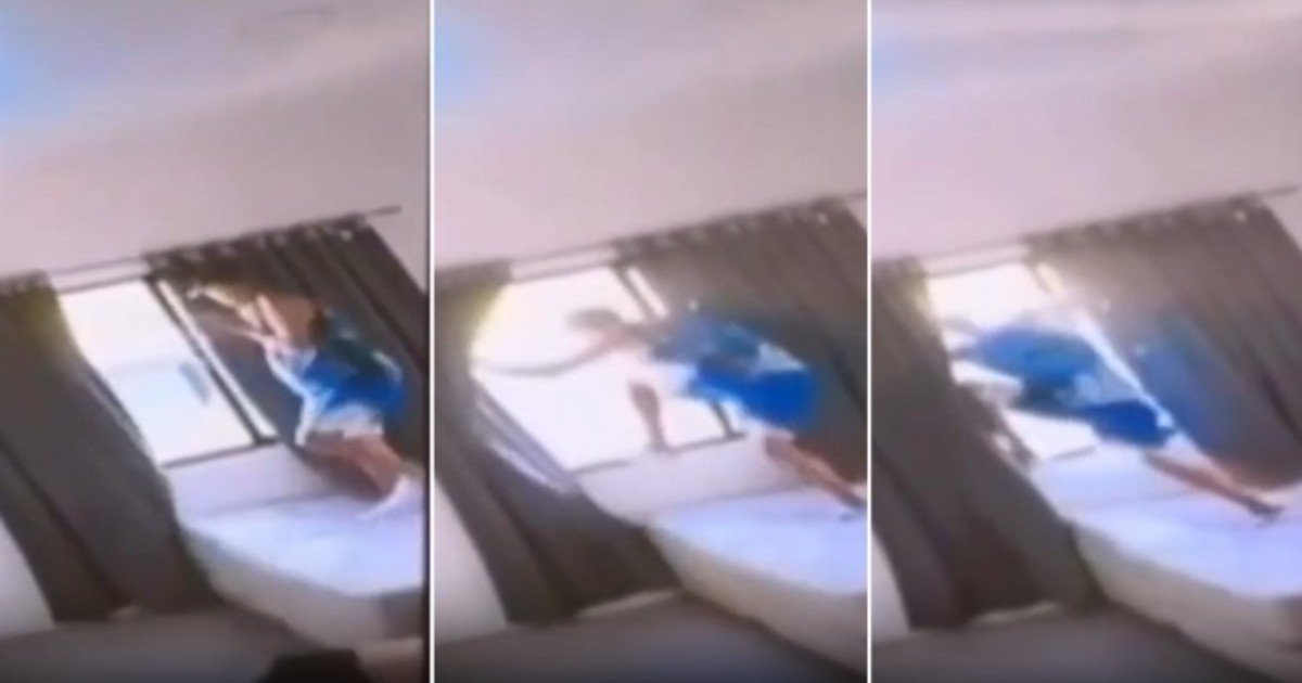 Así le disparaba a la Policía el ladrón que saltó por la ventana y murió en la pool party