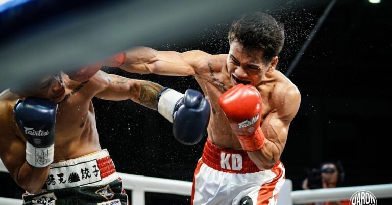 Nocaut demoledor en apenas 65 segundos: Miel Fajardo arrasó con el sueño de Tobías Reyes y se aseguró una pelea por el título mundial