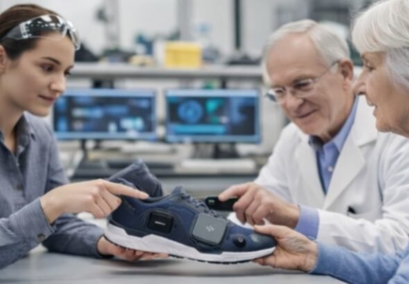 El zapato inteligente con 253 sensores que busca prevenir caídas en adultos mayores