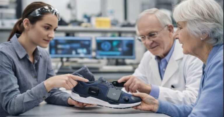 El zapato inteligente con 253 sensores que busca prevenir caídas en adultos mayores