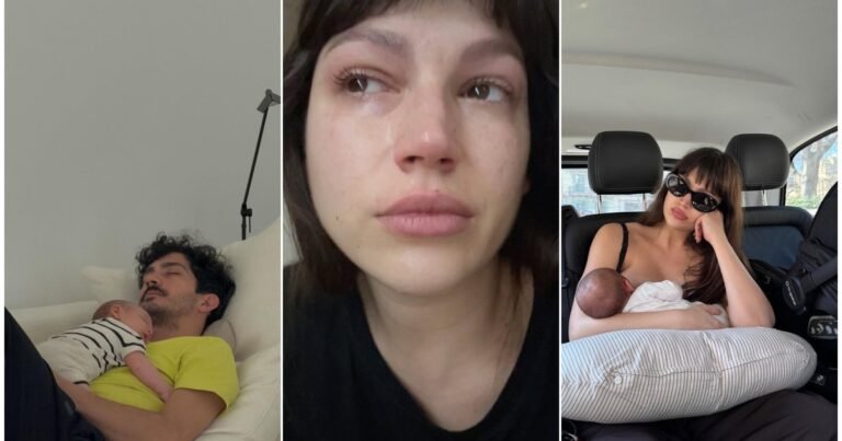 El álbum de fotos de los primeros días del Chino Darín y Úrsula Corberó como padres de Dante: "Tanto amor no me cabe"