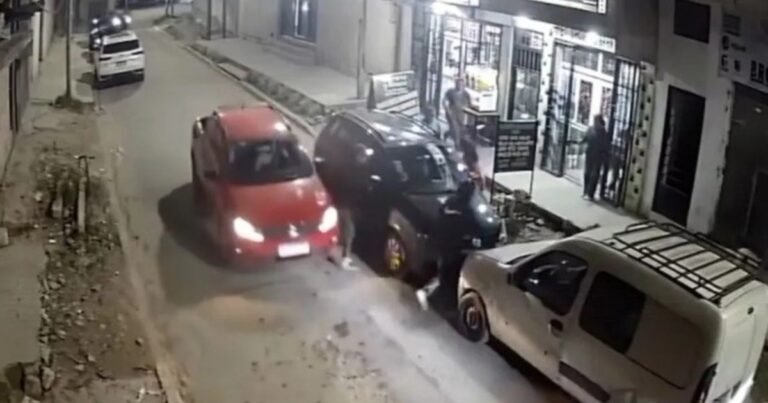 Inseguridad en Lomas de Zamora: un automovilista embistió a un ladrón para evitar el robo piraña de un vehículo y todo quedó grabado