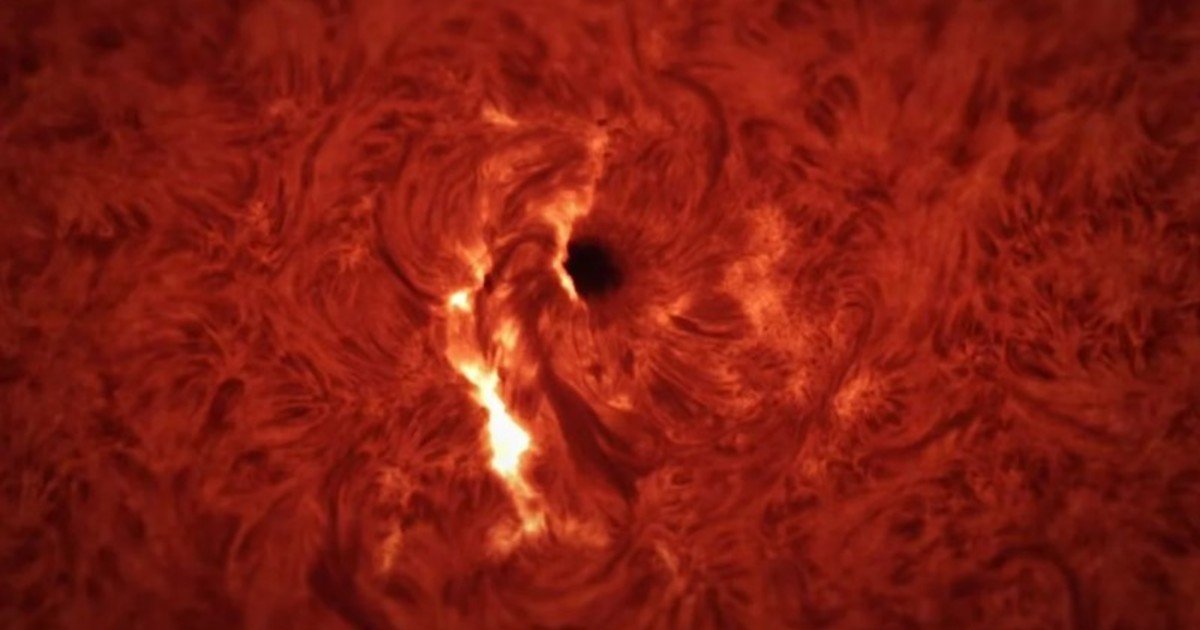 Grabaron el inquietante sonido de una llamarada que salió del Sol