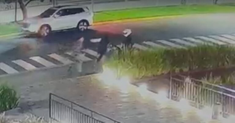 Un vigilador atropelló en el estacionamiento del Unicenter a un ladrón que acababa de robar en un negocio