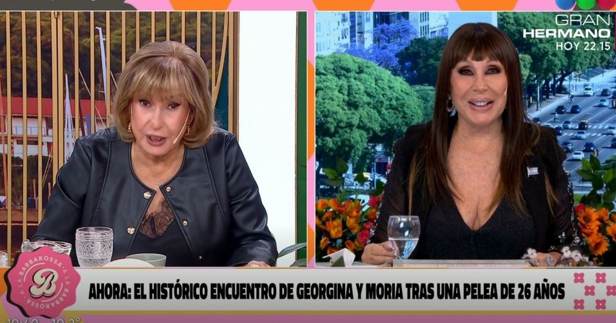 Tras 26 años peleadas, Moria Casán y Georgina Barbarossa hablaron de todo en un dúplex televisivo cara a cara: "Nunca te dejé de querer"