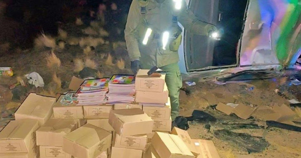 Quería contrabandear álbumes y figuritas del Mundial, pero se emborrachó, intentó evadir un control de Gendarmería y terminó volcado