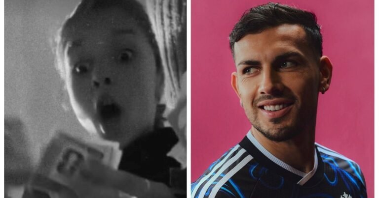 La efusiva reacción de la hija de Leandro Paredes al encontrar la figurita de su papá en el álbum del Mundial