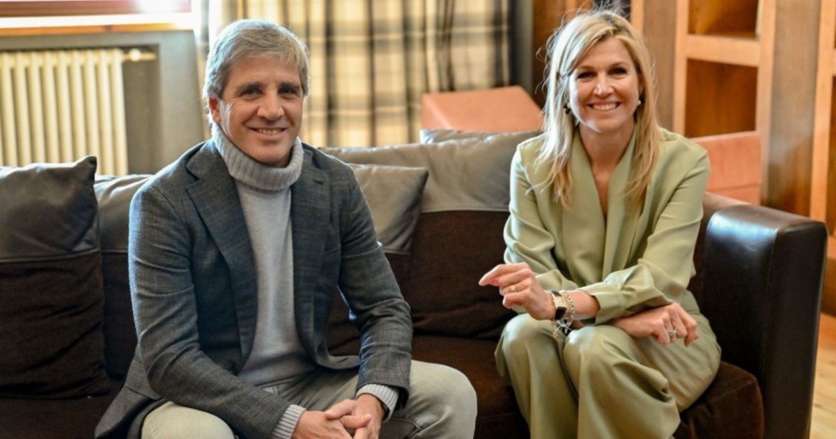 Luis Caputo se reunió con Máxima Zorreguieta, de visita a en la Argentina para participar del Foro Llao Llao