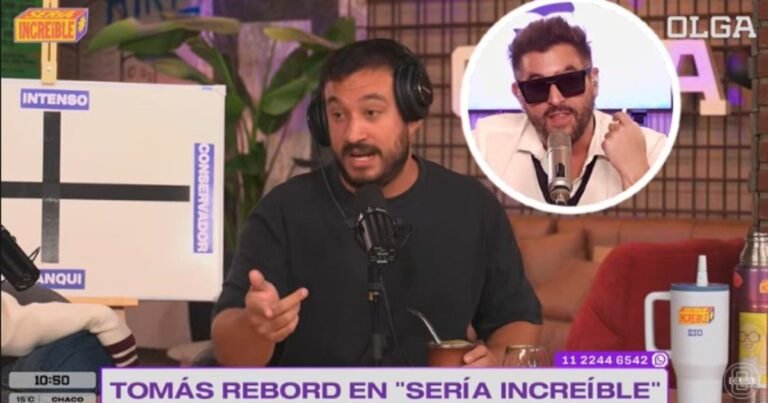 Tomás Rebord reavivó la interna del streaming y apuntó contra Guille Aquino: "Piró con mi familia"