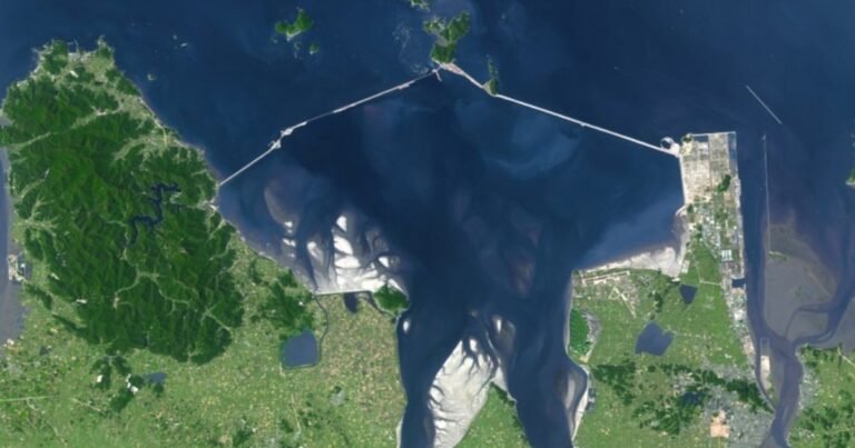 Una estructura de 33 kilómetros considerada el terraplén más grande del mundo logró crear nueva tierra y generó un reclamo ambiental por la pérdida de humedales