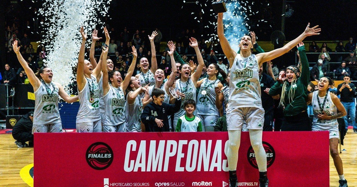 Ferro venció a Obras y se consagró tricampeón de la Liga Femenina de básquet
