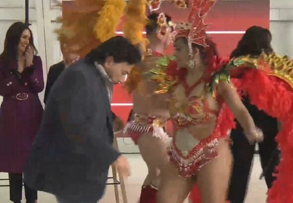 Puro samba: el insólito baile del gobernador Gustavo Sáenz tras anunciar nuevos vuelos entre Salta y Río de Janeiro