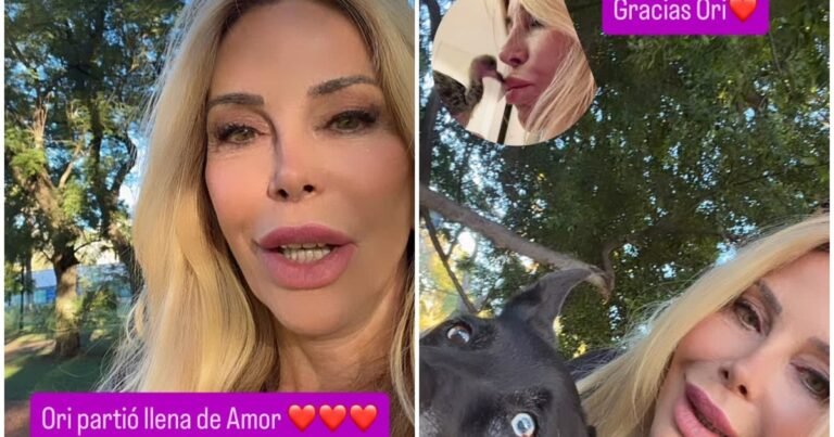 La angustia de Graciela Alfano por la muerte de una paloma que había rescatado hace apenas una semana