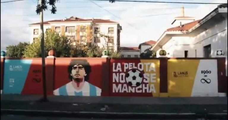 A 40 años del gol a los ingleses, Malvinas y Maradona se encuentran en la cancha de Lanús