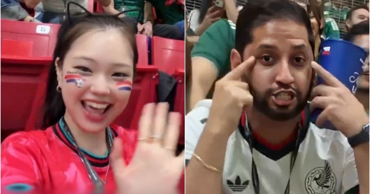 Una hincha surcoreana denunció burlas racistas en México y el autor salió a pedir disculpas