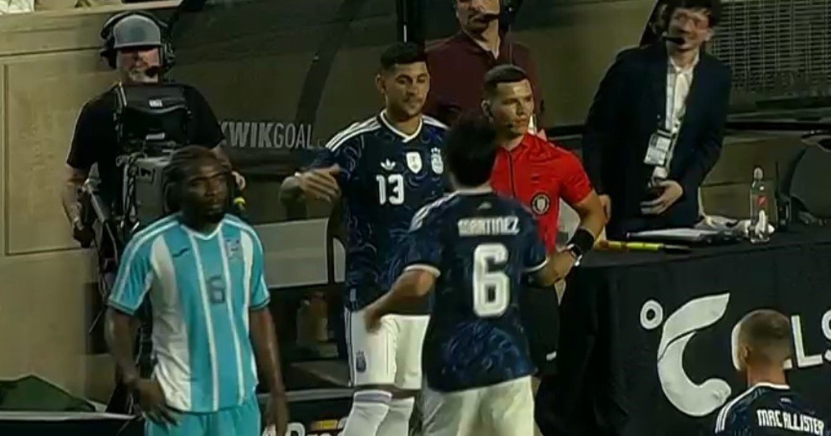 El Cuti Romero y una buena noticia para Argentina: entró media hora contra Honduras y volvió a jugar después de 50 días