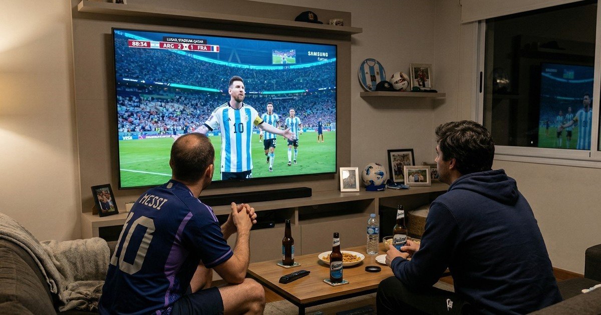 El Mundial impulsó la compra de televisores XL: las ventas crecieron 70% y se eligen pantallas mayores a 55 pulgadas