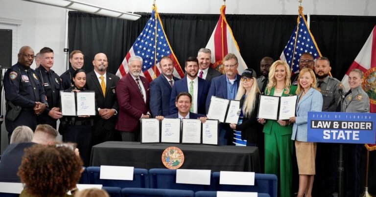 Es oficial y entró en vigor el 16 de junio: Ron DeSantis firmó la ley SB 156, que endurece las penas por delitos contra agentes del orden en Florida