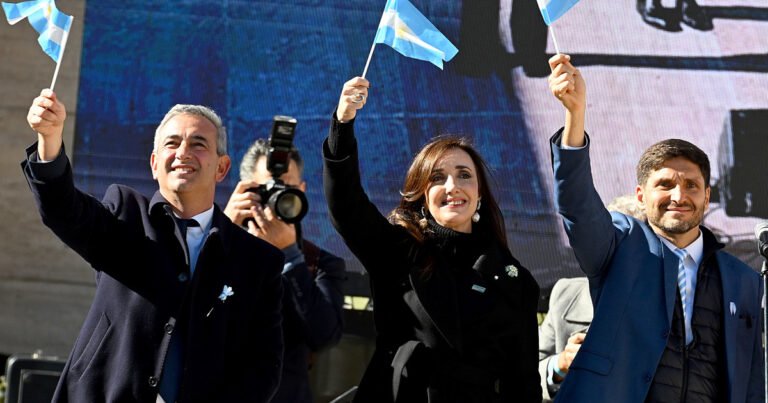 Al final, Victoria Villarruel se sentará con los funcionarios de Santa Fe mientras hable Milei en el acto del Día de la Bandera
