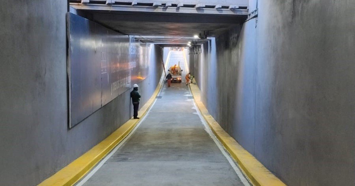 Una barrera menos para cruzar las vías del tren Sarmiento: abren un nuevo túnel en Caballito