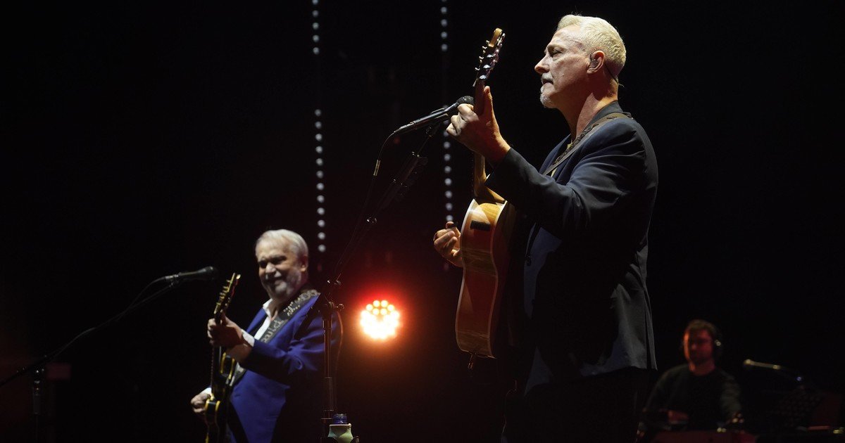 Davin Lebón y Pedro Aznar homenajearon a Serú Girán con un show que no fue simple nostalgia