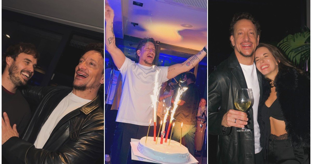 Nico Vázquez, de cumpleaños: festejo sorpresa, torta de River y fotos con Dai Fernández