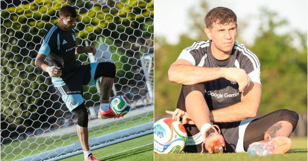 "Triste, pero con mucha ilusión": Dibu Martínez habló tras su primer entrenamiento con Argentina en Kansas