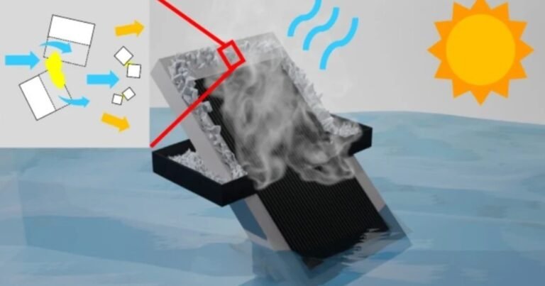 Los científicos no dan crédito: un nuevo avance en desalinización solar produce agua dulce sin salmuera tóxica, un sistema que se basa en paneles de metal negro tratados con láseres