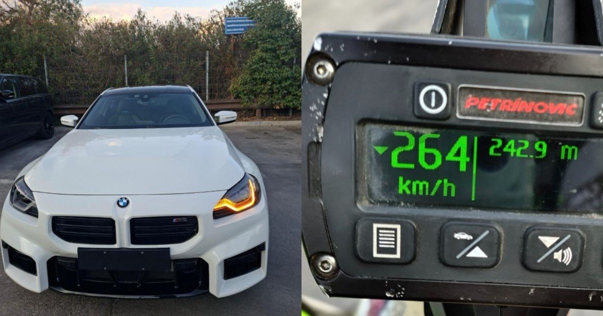 Detuvieron a un conductor por manejar a 264 km/h en una autopista de Chile pero quedó en libertad sin perder la licencia