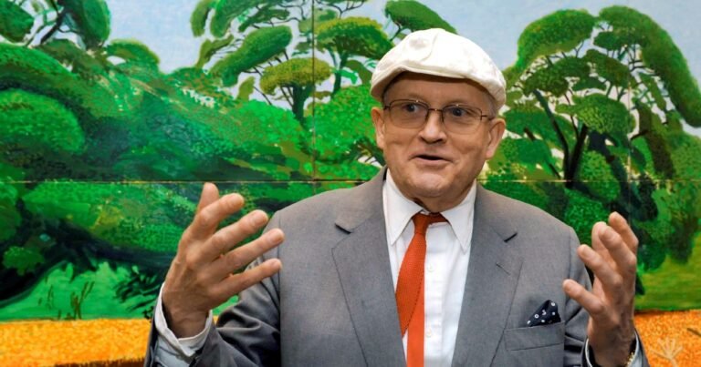 David Hockney, 88 años: "Ama la vida" y "Escuchar es un acto positivo: hay que esforzarse para hacerlo"