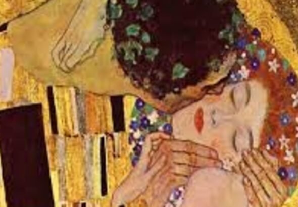 Golpe virtual: un hacker se robó más de la mitad de la versión digital del cuadro "El beso" de Klimt
