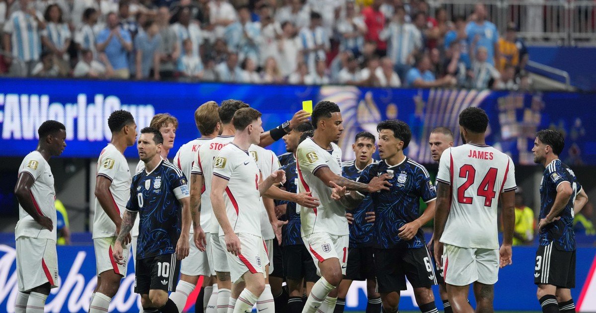 Todos los cruces de un duelo caliente en Atlanta: Paredes contra Bellingham y dientes apretados entre Argentina e Inglaterra