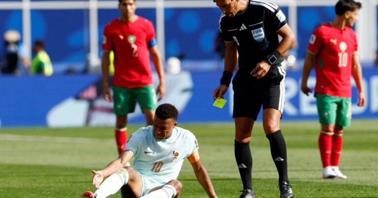 Facundo Tello tuvo una destacada actuación en Francia vs Marruecos y silenció las suspicacias que había sembrado Didier Deschamps