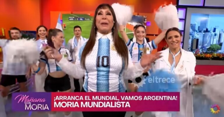Moria Casán reveló el motivo por el que no ve los partidos de la Selección Argentina: "¡Una loca!"