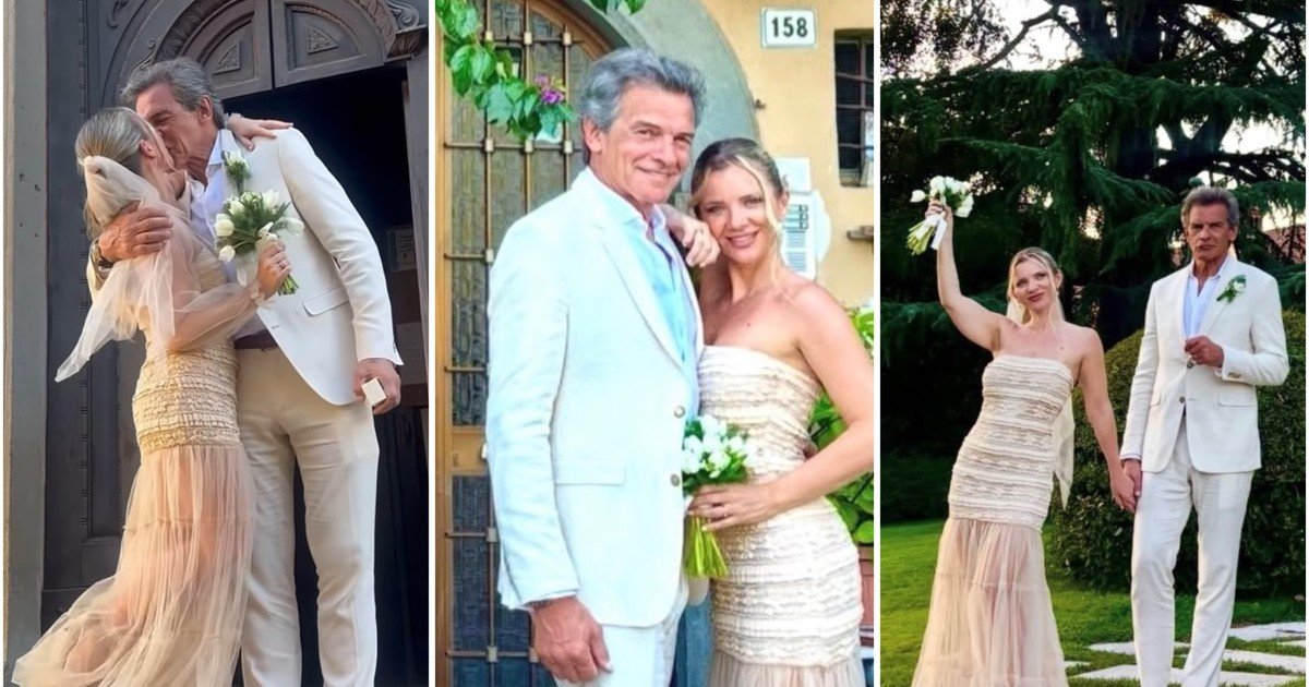 Claudio Rígoli se casó en secreto con su novia Elisa en Italia: todas las fotos
