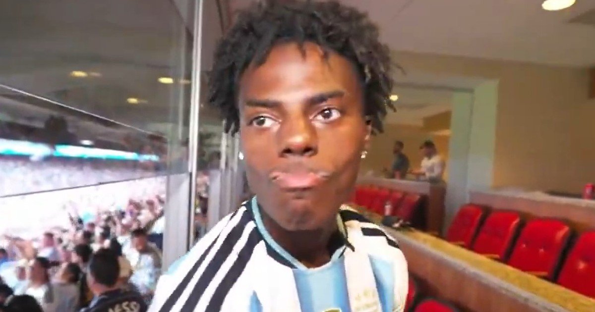 El falso hincha de la Selección: el streamer Speed se puso la camiseta argentina, pero abandonó el estadio con bronca por el triunfo