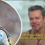 Matt Damon y su admiración absoluta por Lionel Messi: "Es el mejor de la historia"