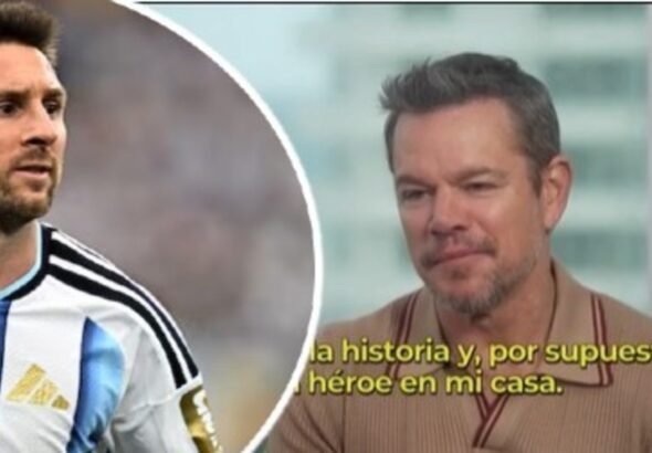 Matt Damon y su admiración absoluta por Lionel Messi: "Es el mejor de la historia"