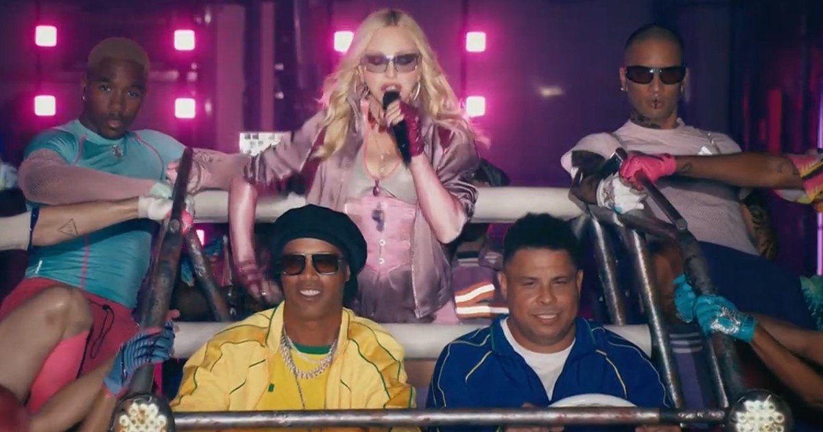 Madonna brilló en el entretiempo de la final del Mundial 2026 y convirtió el túnel de ingreso de los jugadores en una pista de baile, con Ronaldo y Ronaldinho