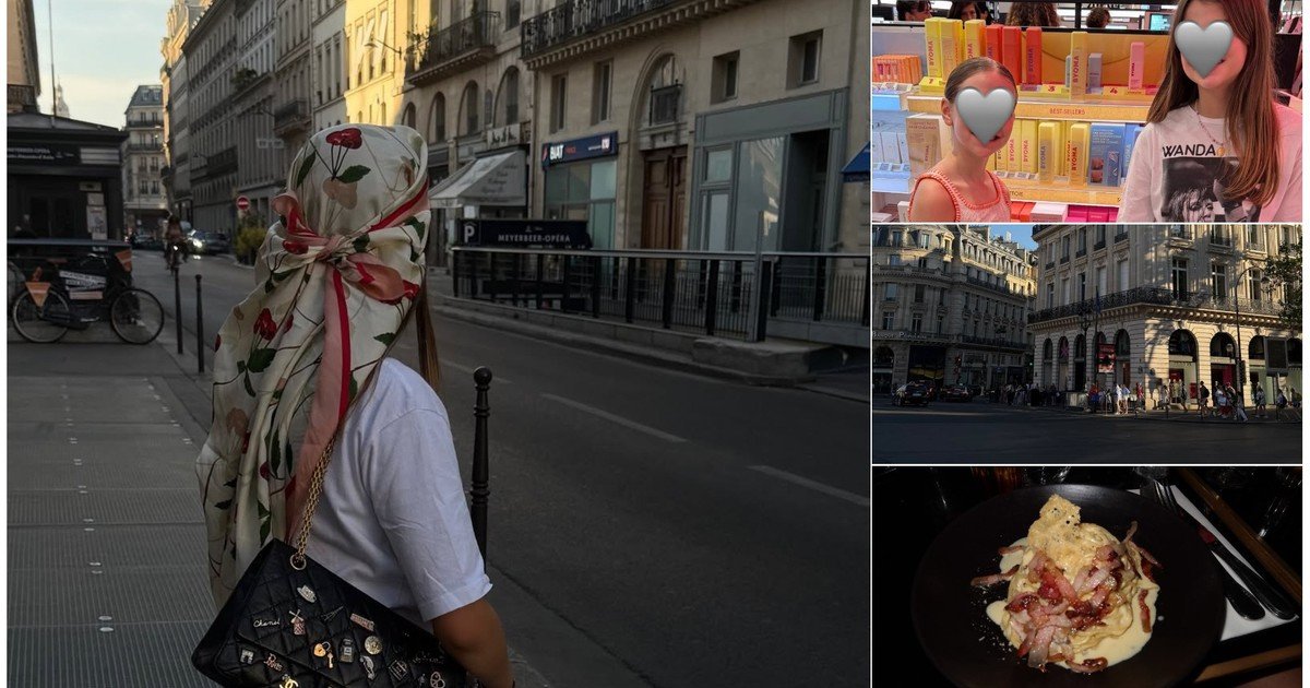 Wanda Nara, de vacaciones con sus hijos en París: todas las fotos