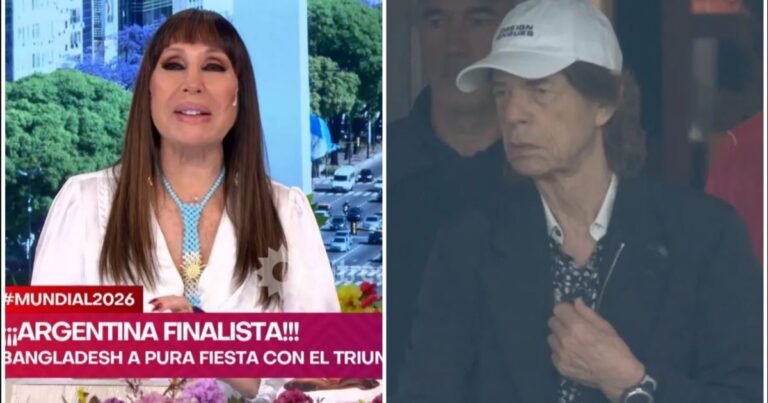 Moria Casán se burlo de Mick Jagger tras el triunfo de Argentina: "Parecía una anciana"