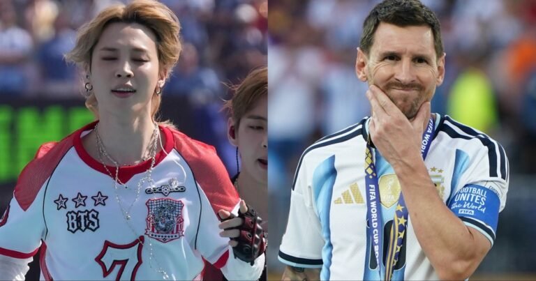 La camiseta de un integrante de BTS se vendió más cara que la de Lionel Messi en una subasta de objetos del Mundial 2026