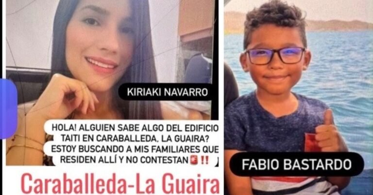 Se esfuman las chances de rescatar a Fabio, un nene venezolano que lleva 9 días bajo los escombros: "No hay señales de vida"