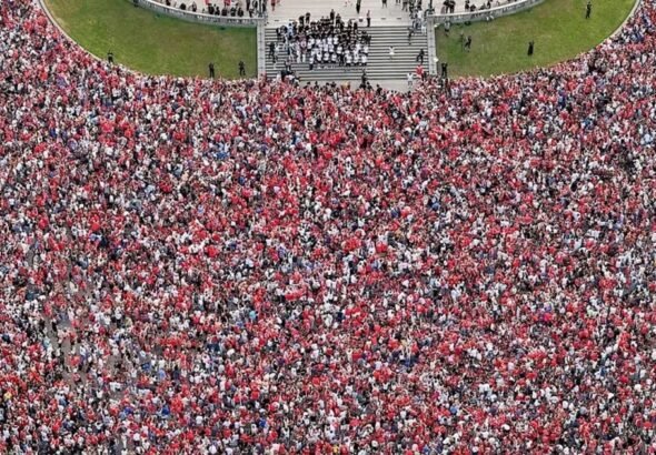 Más de 120 mil personas recibieron en Oslo a la Selección de Noruega tras la histórica actuación en el Mundial 2026