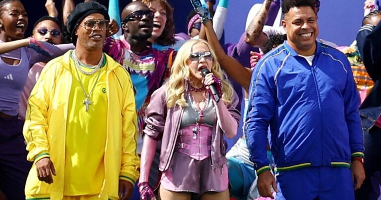 Con Madonna, Ronaldinho y Ronaldo a la cabeza, así fue el espectacular show de medio tiempo de la final del Mundial 2026
