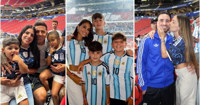 De Antonela Roccuzzo a Tini Stoessel, los románticos posteos de las parejas de la Selección tras el triunfo ante Inglaterra