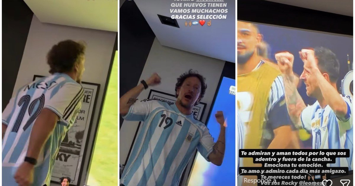 "¡Vos sos Rocky!": Nico Vázquez y su admiración por Lionel Messi tras la remontada fenomenal frente a Egipto