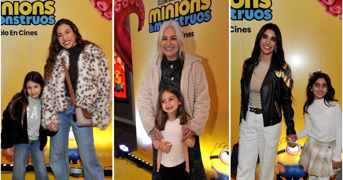 "Minions & Monstruos" tuvo su avant premiere con una alfombra amarilla repleta de famosos con hijos y nietos: todas las fotos
