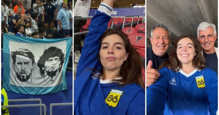 "Estás en todos lados": Dalma recordó a Diego Maradona tras el triunfo de la Selección frente a Inglaterra