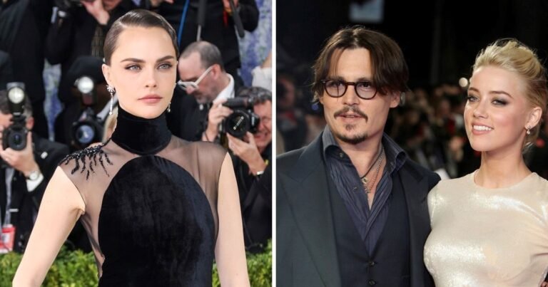 La modelo y cantante Cara Delevingne reveló que tuvo un romance con Amber Heard en medio del divorcio con Johnny Depp
